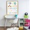 Stupell Industries Kid's Counting Animals Floating Frame, design by Carla Daly